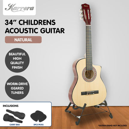 Karrera Childrens Acoustic Guitar Kids - Natural.