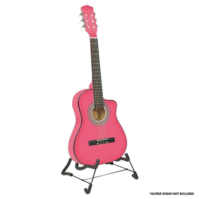 Karrera Childrens Acoustic Guitar Kids - Pink.