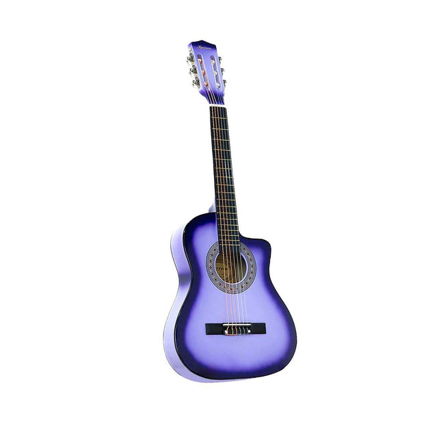 Karrera Childrens Acoustic Guitar Kids - Purple.