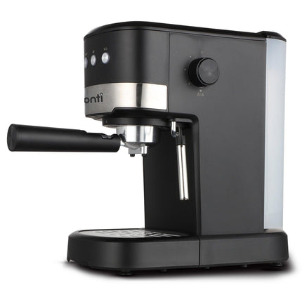 Pronti CM-850D Coffee Machine 20 Bar Espresso Maker with Milk Frother and 1.25L Tank.