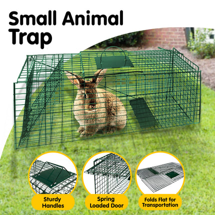 Klika Humane Live Animal Trap Possum Rat Rabbit Hare Catcher Folding Cage.