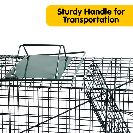 Klika Humane Live Animal Trap Possum Rat Rabbit Hare Catcher Folding Cage.