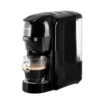 Pronti HomeMaid 3-in-1 Coffee Machine Multi-Capsule Pods and Ground Coffee Nespresso & Caffitaly Compatible CM-511HM.