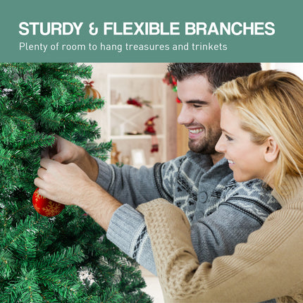 Christabelle Christmas Tree Decor 1.2m Xmas Decorations - 300 Tips Green.