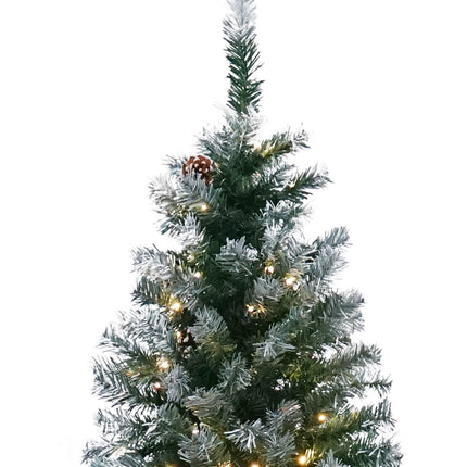 Christabelle 1.2m Pre Lit LED Christmas Tree Decor with Pine Cones Xmas Decorations.