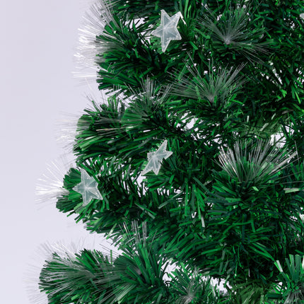 Christabelle 2.1m Enchanted Pre Lit Fibre Optic Christmas Tree Xmas Decor.