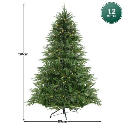Christabelle 1.2m Prelit Everglow Fir Christmas Tree with 150 LED Lights.
