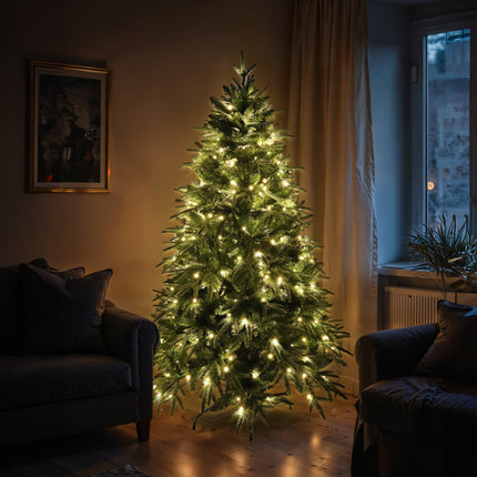 Christabelle 1.8m Prelit Everglow Fir Christmas Tree With 300 Led Lights.