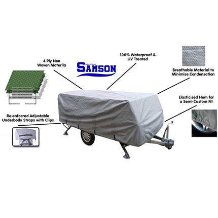 Samson Heavy Duty Trailer Camper Cover 10-12ft.