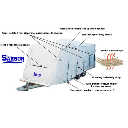 Samson Heavy Duty Caravan Cover 26-29ft.
