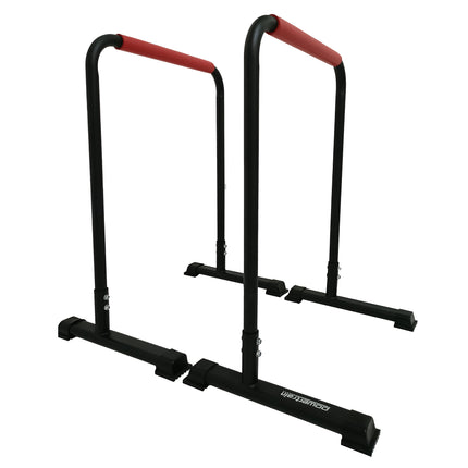 Powertrain Dip Bars Pair Load Capacity 200kg Separated Type Push-up Bars.