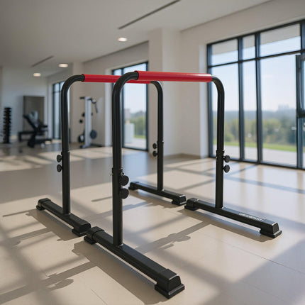 Powertrain Height-Adjustable Dip Bars Pair Load Capacity 200kg Separated Type.