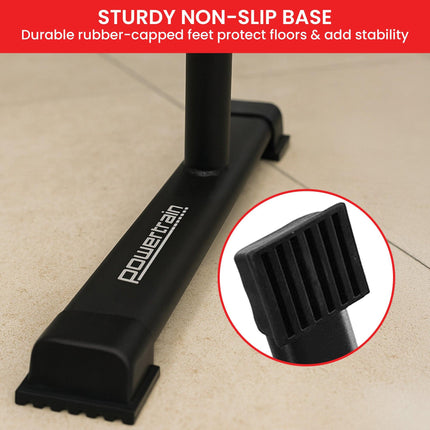 Powertrain Height-Adjustable Dip Bars Pair Load Capacity 200kg Separated Type.