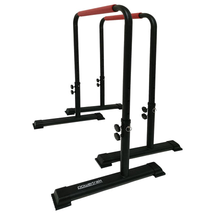 Powertrain Height-Adjustable Dip Bars Pair Load Capacity 200kg Separated Type.