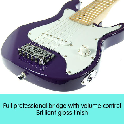 Karrera Electric Childrens Guitar Kids - Purple.