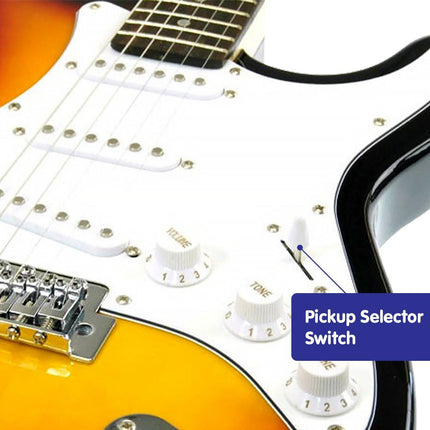 Karrera 39in Electric Guitar - Sunburst.