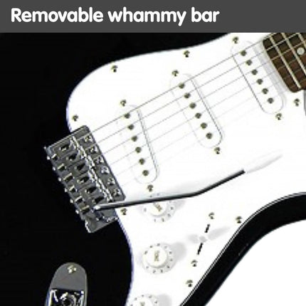 Karrera 39in Electric Guitar - Black.