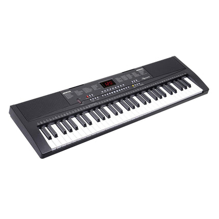 Karrera 61-Key Electronic Piano Keyboard 75cm with Stand - Black.