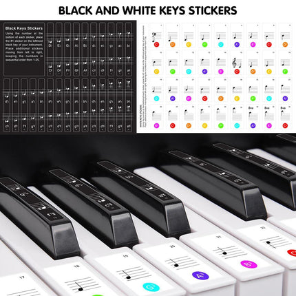 Karrera 61 Keys Electronic Keyboard Piano with Stand - Black.