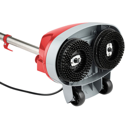 Klika Hauskeeper 5 in 1 Electric 240V Floor Polisher w/ 6M Power Cable Timber Hard Waxer Buffer Cleaner Red.