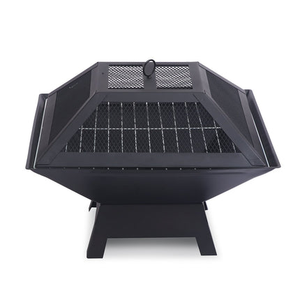 Wallaroo Portable Outdoor Fire Pit for BBQ, Grilling, Cooking, Camping.
