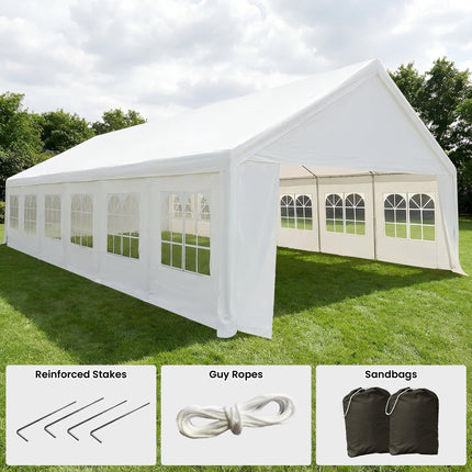 Wallaroo 12m x 6m outdoor event marquee carport tent.