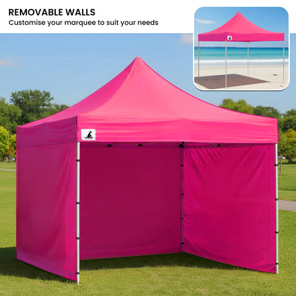 Wallaroo Gazebo Tent Marquee 3x3 PopUp Outdoor Pink.