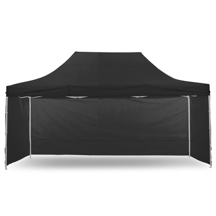 Wallaroo Gazebo Tent Marquee 3x4.5m PopUp Outdoor Black.