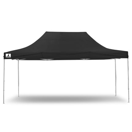 Wallaroo Gazebo Tent Marquee 3x4.5m PopUp Outdoor Black.