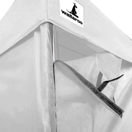 Wallaroo Gazebo Tent Marquee 3x4.5m PopUp Outdoor White.