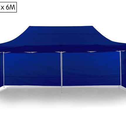 Wallaroo Gazebo Tent Marquee 3x6m PopUp Outdoor Wallaroo Blue.