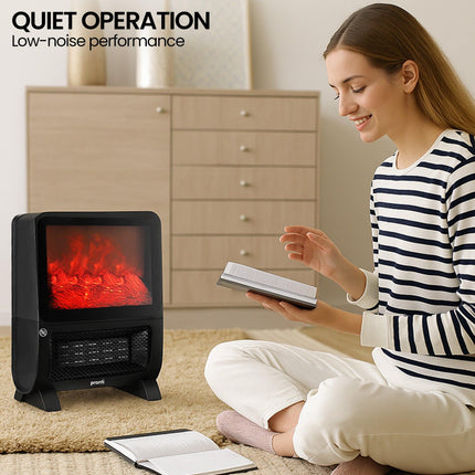 Pronti 2000W 3D Fire PTC Electric Portable Room Heater.