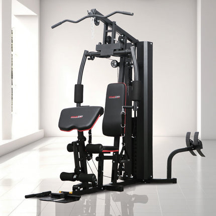 Powertrain Jx-89 Multi Station Home Gym 68kg Weight Cable Machine.
