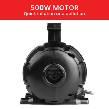 Kahuna 500w Isup Electric Air Pump - Efficient Inflatable Device For Rapid Airflow, Use For Airtrack Mats, Rafts, Air Mattresses, Pool Toys.