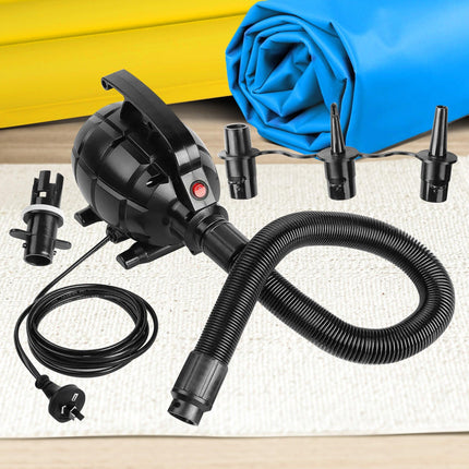 Kahuna 500w Isup Electric Air Pump - Efficient Inflatable Device For Rapid Airflow, Use For Airtrack Mats, Rafts, Air Mattresses, Pool Toys.