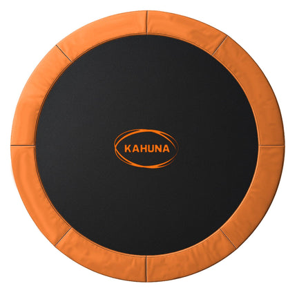 Kahuna 12ft Replacement Trampoline Safety Pad Cover and Jumping Spring Mat - Orange.