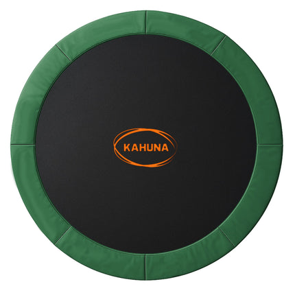 Kahuna 14ft Replacement Trampoline Safety Pad Cover and Jumping Spring Mat - Green.