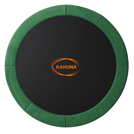 Kahuna 16ft Replacement Trampoline Safety Pad Cover and Jumping Spring Mat - Green.
