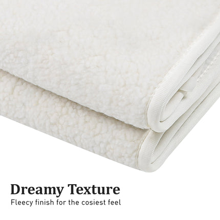 Laura Hill Electronic Fleecy Electric Blanket Heated Fitted Queen Size Bed Safety 9 Levels.