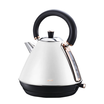 Pronti 1.7l Rose Trim Collection Kettle - White.
