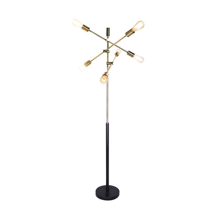 Sarantino 6-Light Metal Sputnik Floor Lamp.