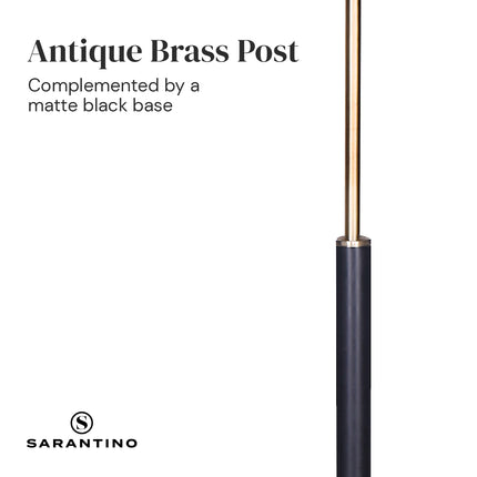 Sarantino 6-Light Metal Sputnik Floor Lamp.
