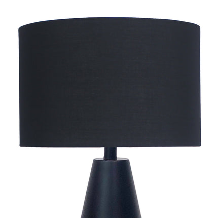 Sarantino Metal Table Lamp in Black and Gold.