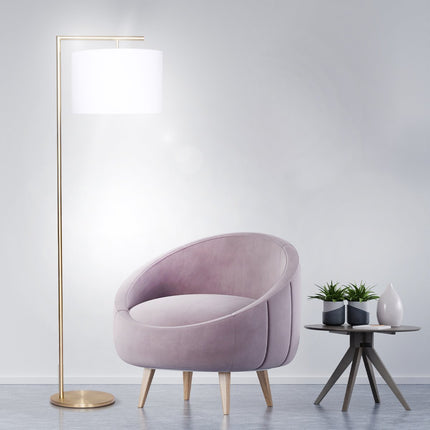 Sarantino 90-Degree Modern Arc Floor Lamp.