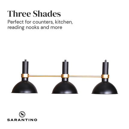 Sarantino 3-Light Hanging Pendant Lamp.