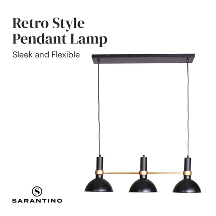Sarantino 3-Light Hanging Pendant Lamp.