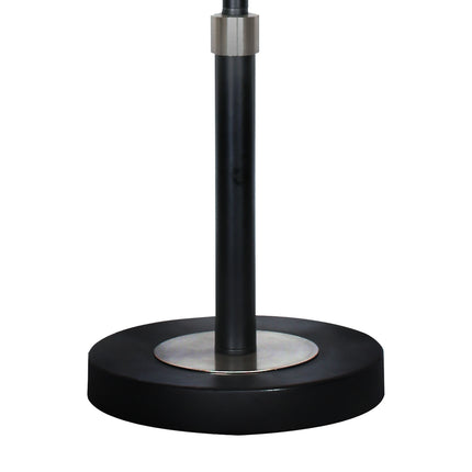 Sarantino Metal Table Lamp with Linen Drum Shade.