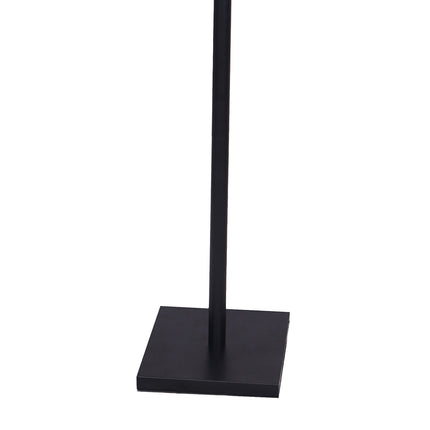 Sarantino LED Metal Floor Lamp with 2 Lights in Brushed Gold and Black Finish.