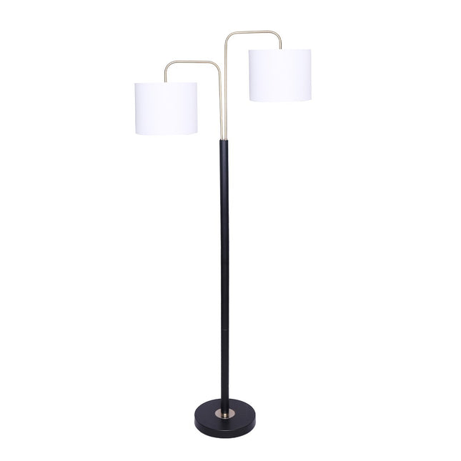 Sarantino Black/Brass Finish Reading Light  Electric Table Lamp.