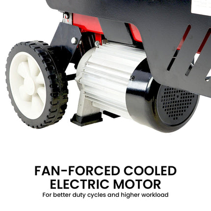 Yukon 7 Ton Electric Log Splitter With Side Protectors Axe Wood Cutter.